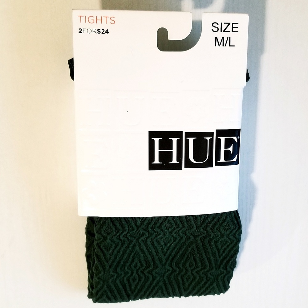 Olive Diamond Texture Tights